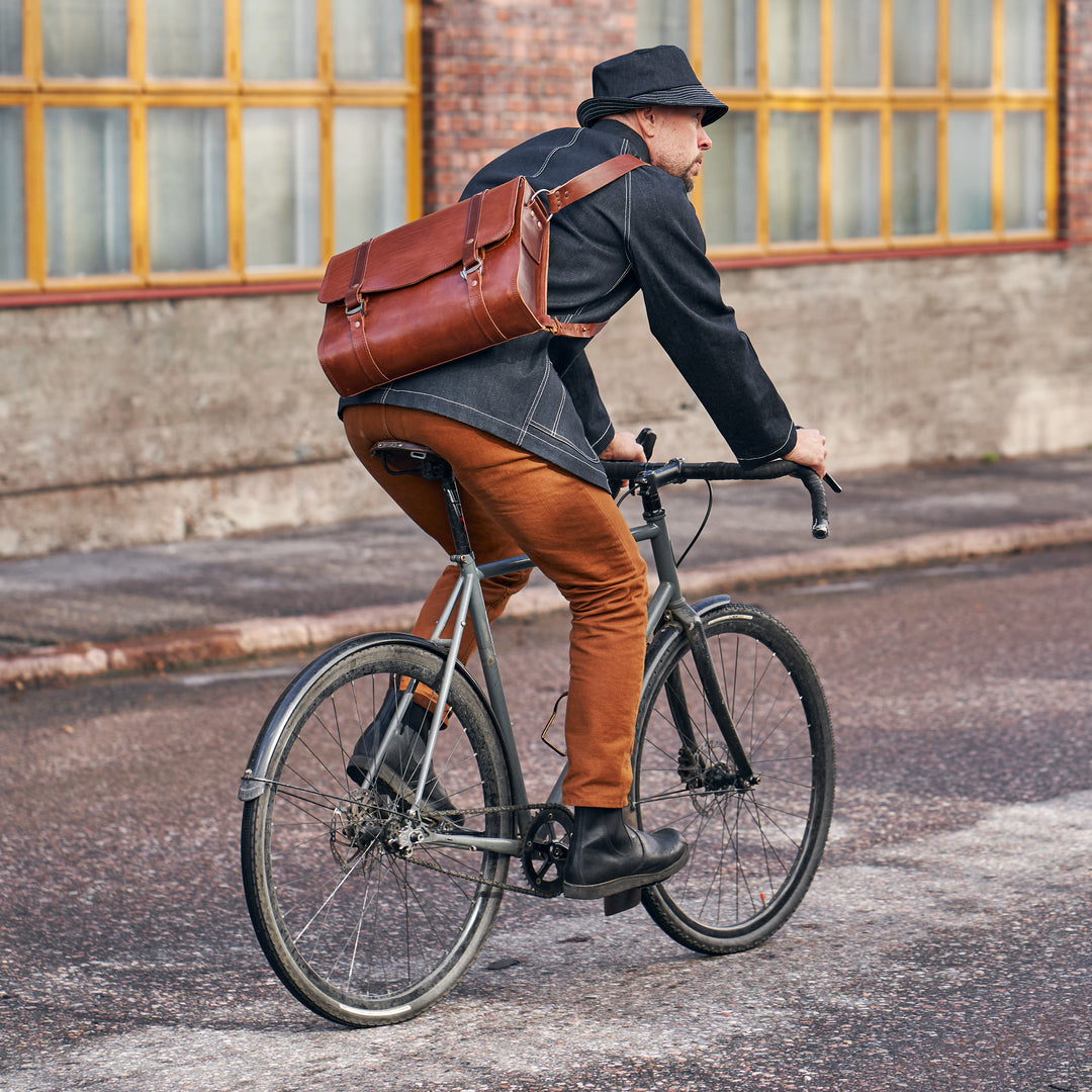 Pre-order – Attaché – Brown Leather Satchel