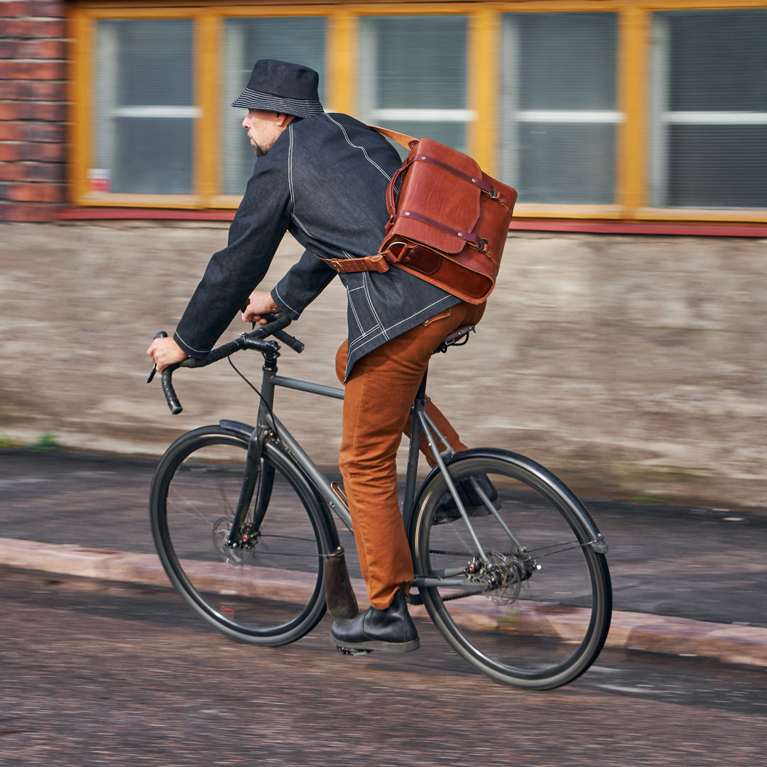 Pre-order – Attaché – Brown Leather Satchel