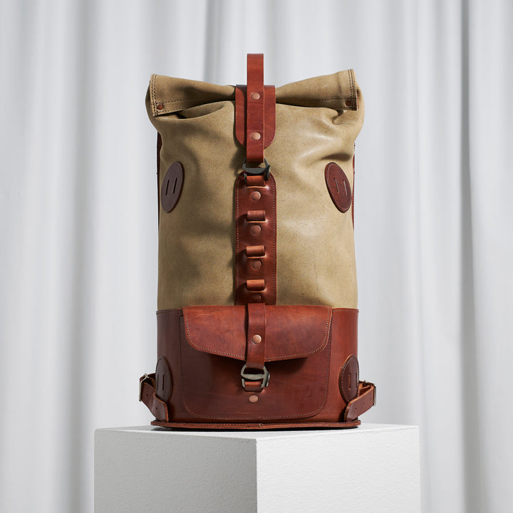Kasperi x Sandmann Fold Top – Quartermaster – Limited edition – Sac à dos en cuir