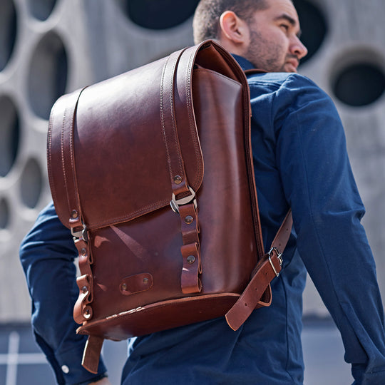 Sturdy vegetable-tanned leather backpacks - for life – KASPERI