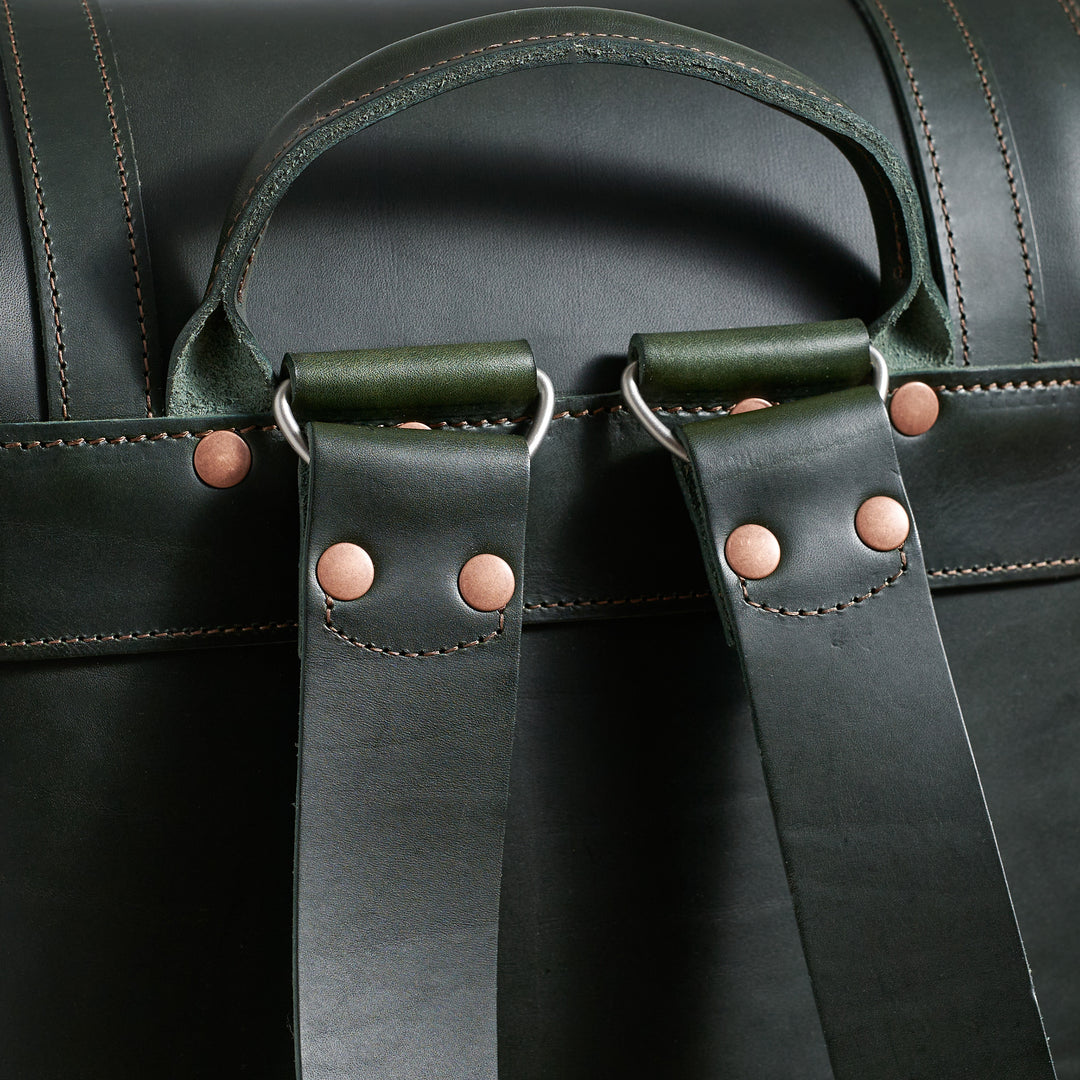 Pre-order – Large Backpack – Firenze Collection Racing Green