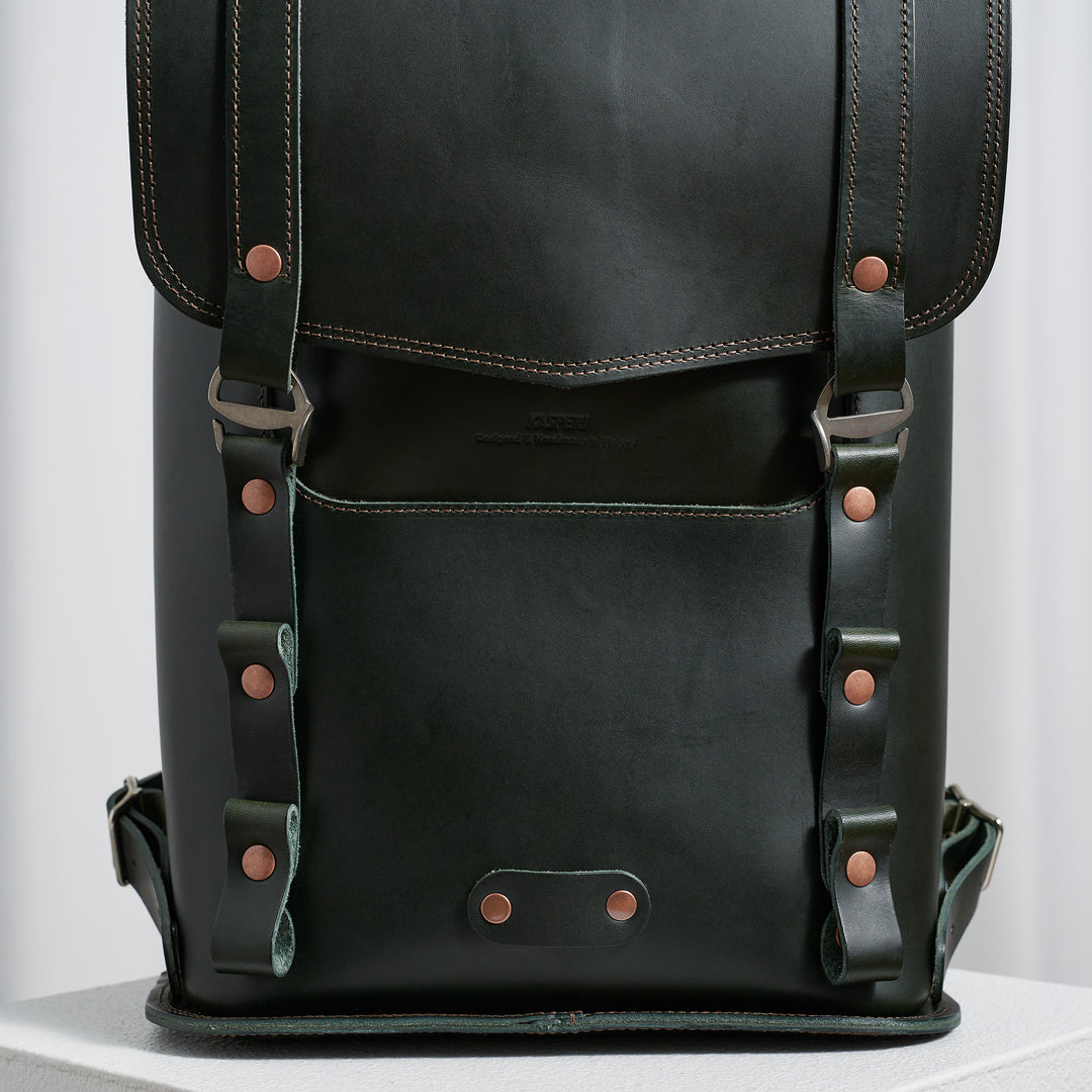 Pre-order – Large Backpack – Firenze Collection Racing Green