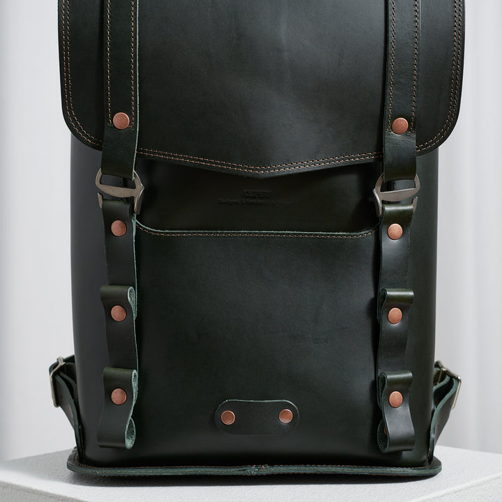 Pre-order – Large Backpack – Firenze Collection Racing Green
