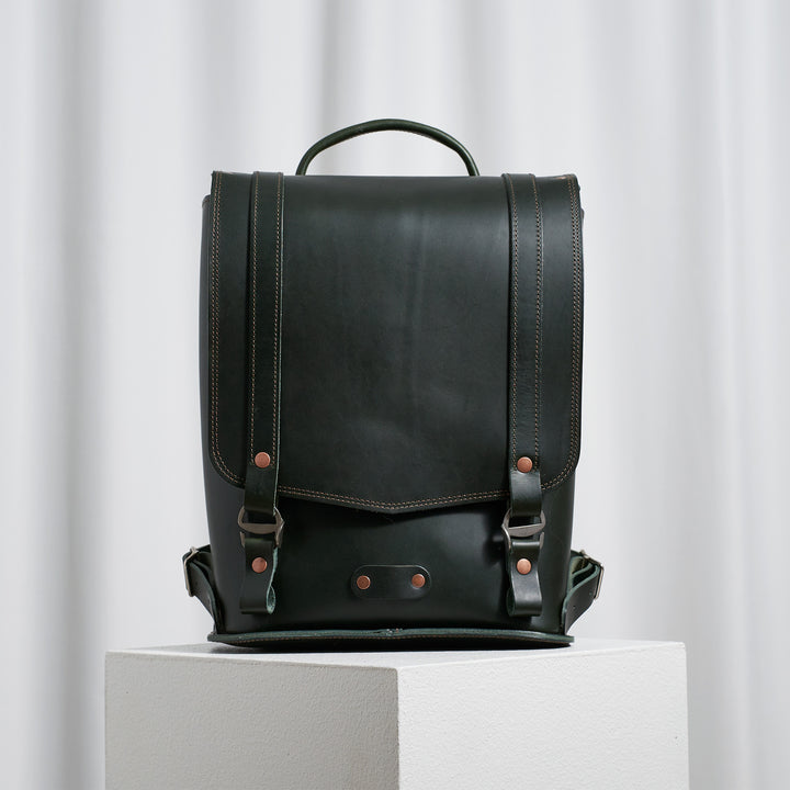 Pre-order – Large Backpack – Firenze Collection Racing Green