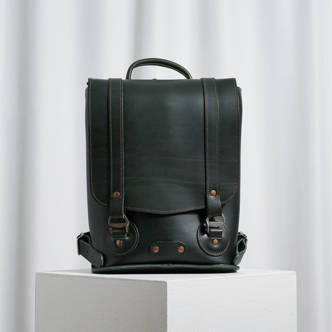 black leather small backpacks Buckled Mini Backpack OMNIA Dreaming of the perfect mini backpack Womens Backpacks Black Leather School