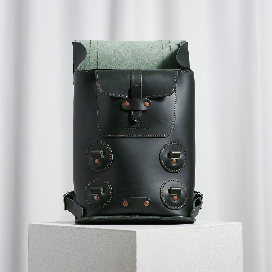 Pre-order – Small Backpack – Firenze Collection Racing Green