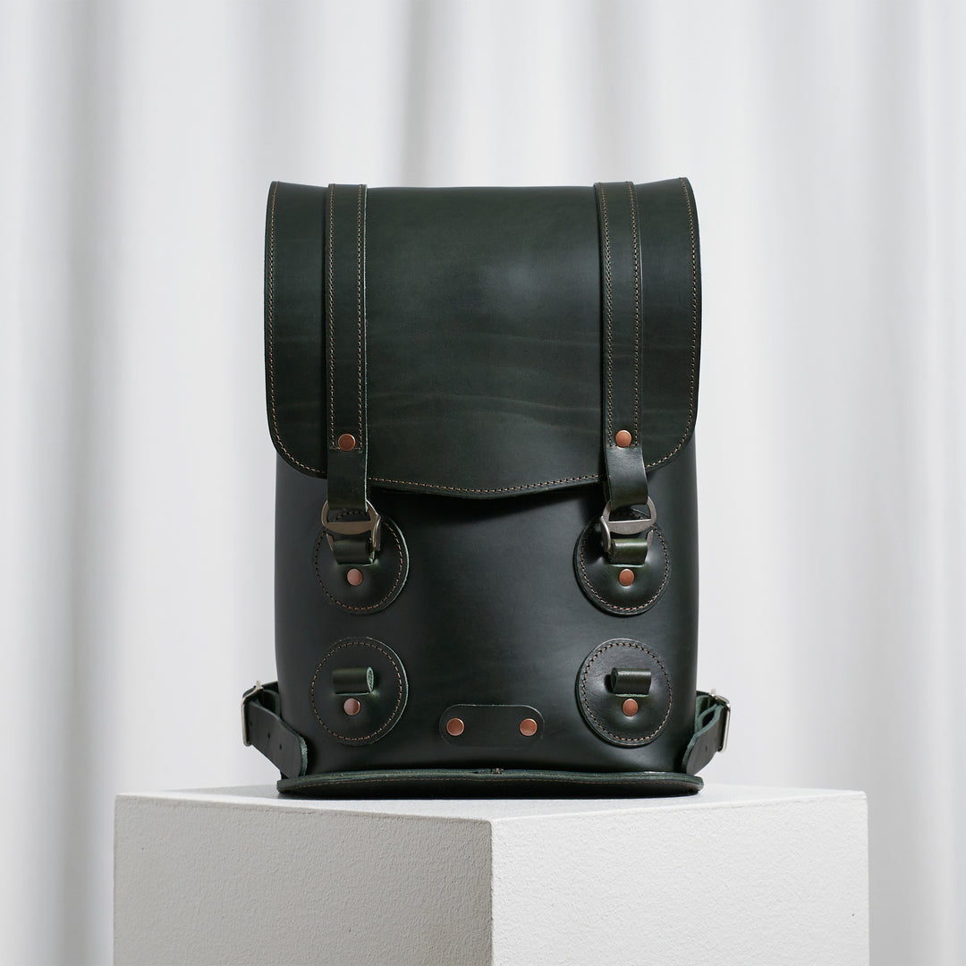 Pre-order – Small Backpack – Firenze Collection Racing Green