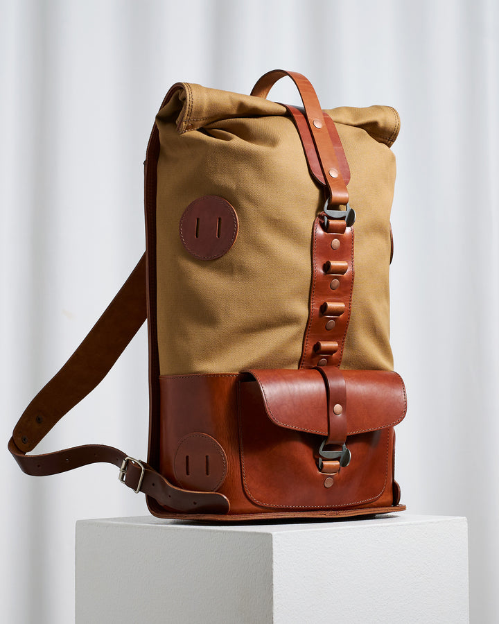 Pre-order – Fold Top – British Millerain Field Twill in Khaki