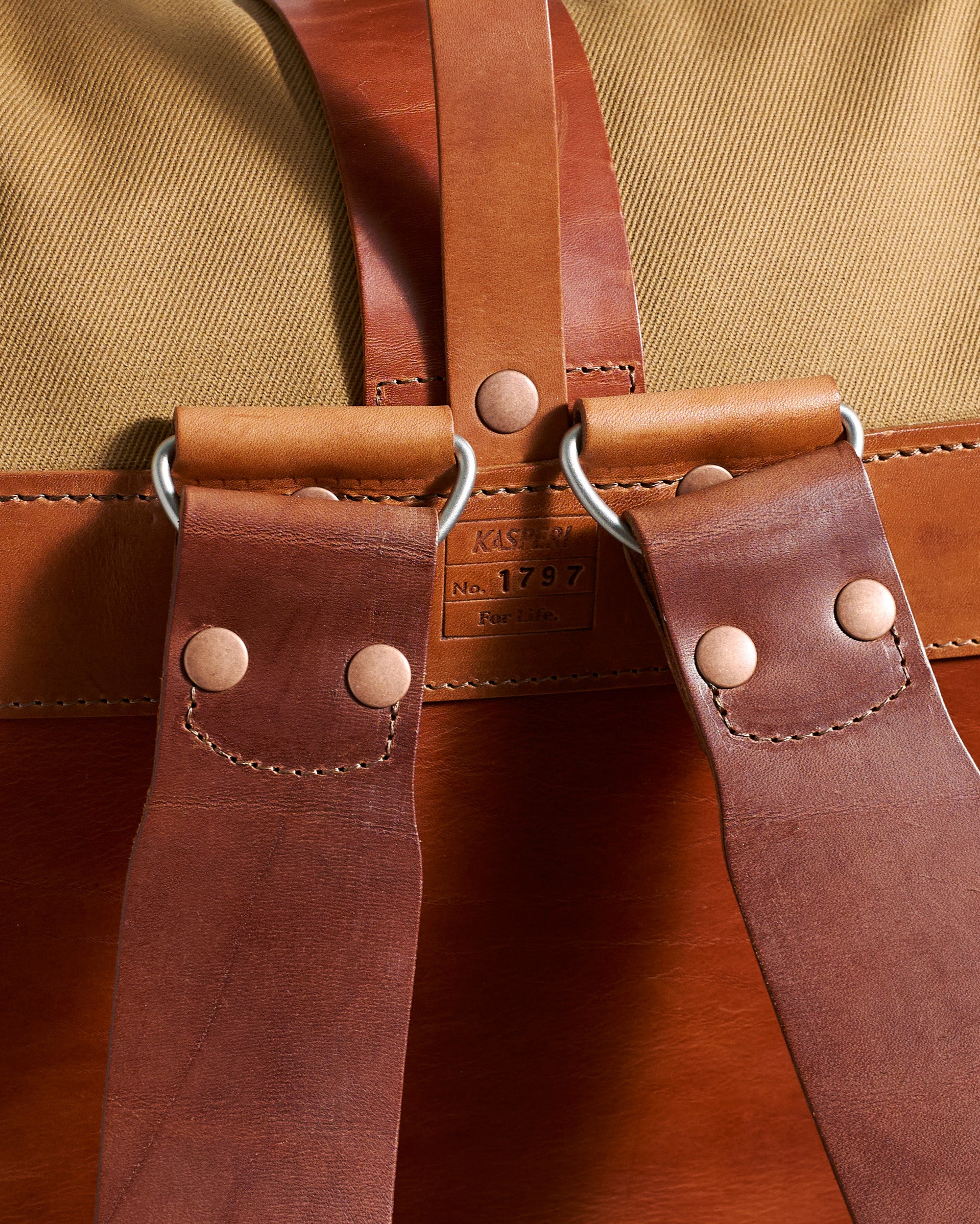 ロビンsnugpak×The British Millerain M65 Fold Top Backpack – Field Twill Collection in Khaki – KASPERI