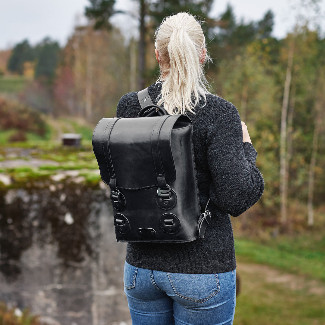 Black Small Backpack 