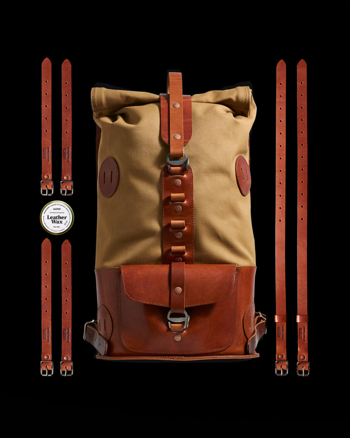 Pre-order – Fold Top – British Millerain Field Twill in Khaki