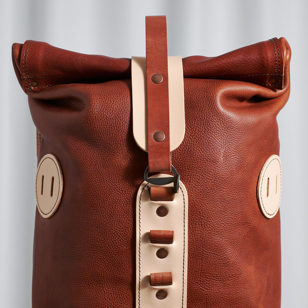 Originals: Fold Top – Ruskea ja Luonnonvaalea 