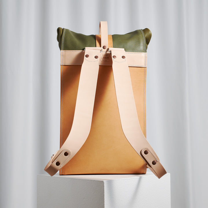 Originals: Fold Top – Oliivinvihreä ja Luonnonvaalea 