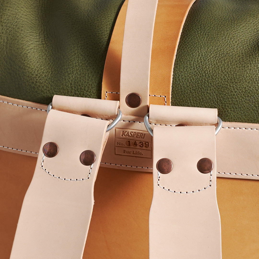 Originals: Fold Top – Oliivinvihreä ja Luonnonvaalea 