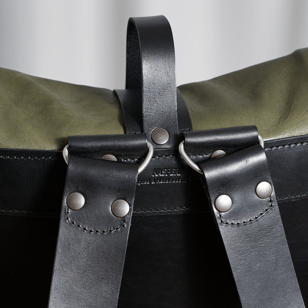 ORIGINALS: Small Fold Top – Sage & Black