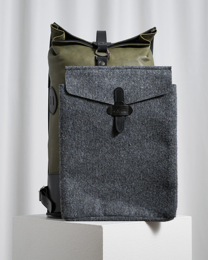 사전 주문 - Small Fold Top - Sage &amp; Black 