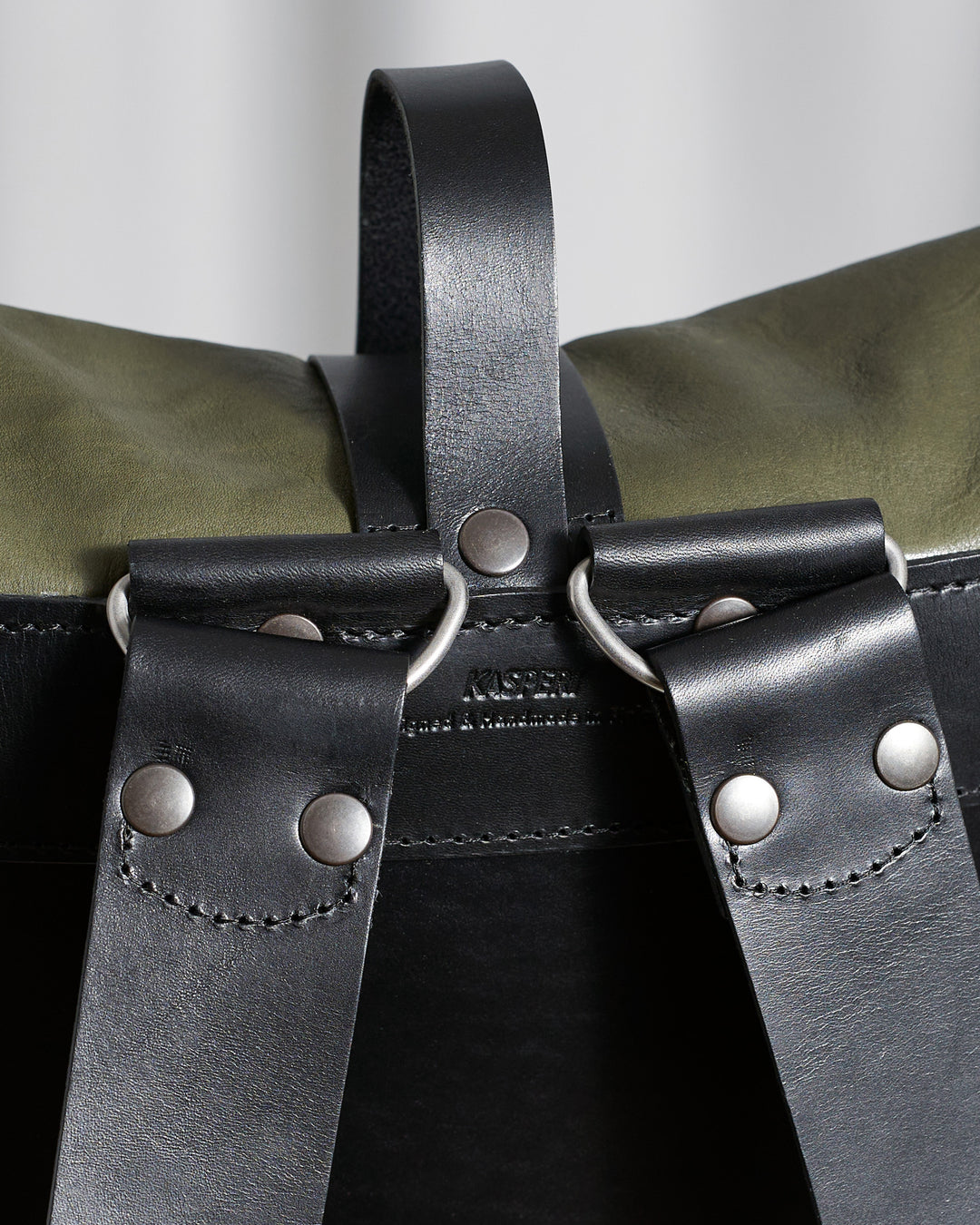 사전 주문 - Small Fold Top - Sage &amp; Black 