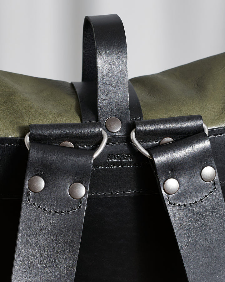 사전 주문 - Small Fold Top - Sage &amp; Black 