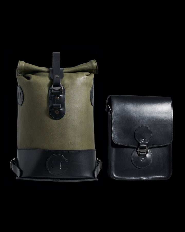 사전 주문 - Small Fold Top - Sage &amp; Black 