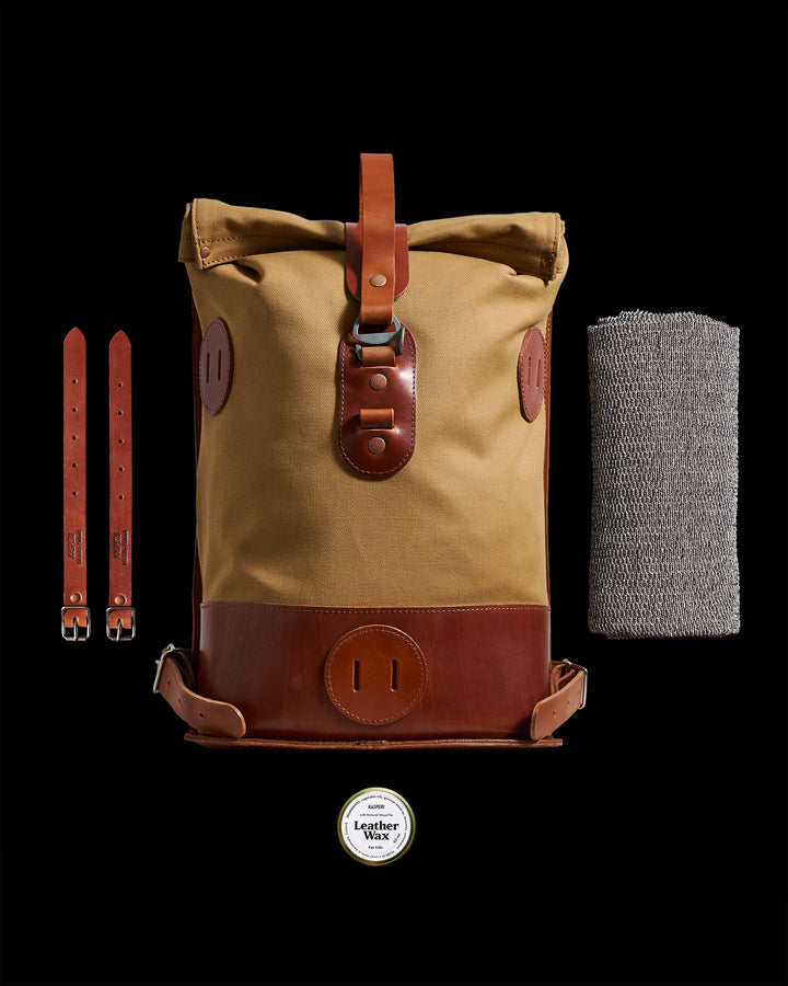 Pre-order – Small Fold Top – British Millerain Field Twill in Khaki