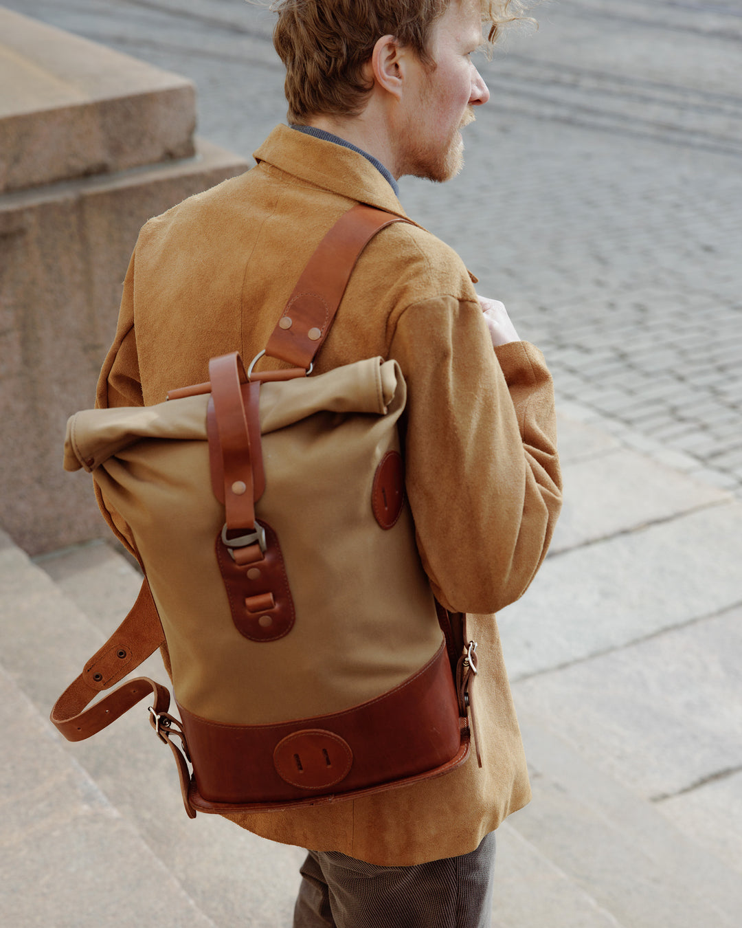 Pre-order – Small Fold Top – British Millerain Field Twill in Khaki