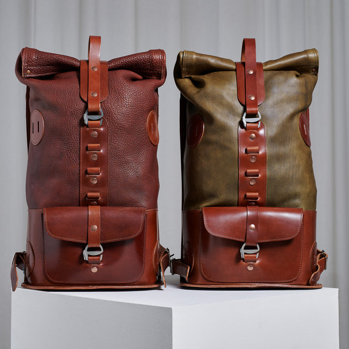 Specials S.03 - Moss Green Queue blanche Fold Top Sac à dos